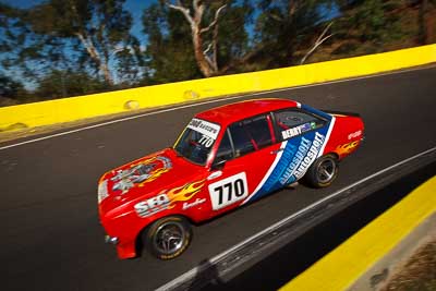 770;1980-Ford-Escort;4-April-2010;Australia;Bathurst;FOSC;Festival-of-Sporting-Cars;Mt-Panorama;NSW;New-South-Wales;Regularity;Steve-Berry;auto;motorsport;racing;wide-angle