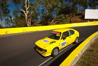 981;1981-Alfa-Romeo-Alfasud;4-April-2010;Alexandra-Murray;Australia;Bathurst;FOSC;Festival-of-Sporting-Cars;Mt-Panorama;NSW;New-South-Wales;Regularity;auto;motorsport;racing;wide-angle