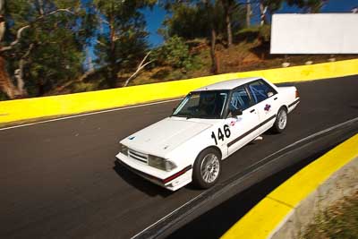 146;1985-Nissan-Bluebird-TRX;4-April-2010;Australia;Bathurst;FOSC;Festival-of-Sporting-Cars;Greg-Faggotter;Mt-Panorama;NSW;New-South-Wales;Regularity;auto;motorsport;racing;wide-angle