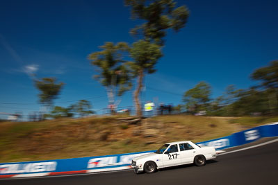 217;1982-Datsun-Skyline;4-April-2010;Australia;Bathurst;FOSC;Festival-of-Sporting-Cars;Mt-Panorama;NSW;New-South-Wales;Nick-Larcos;Regularity;auto;clouds;motion-blur;motorsport;racing;sky;wide-angle