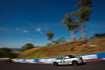 51;2000-Mazda-MX‒5;4-April-2010;Australia;Bathurst;FOSC;Festival-of-Sporting-Cars;Mazda-MX‒5;Mazda-MX5;Mazda-Miata;Mike-Hicks;Mt-Panorama;NSW;New-South-Wales;Regularity;auto;clouds;motion-blur;motorsport;movement;racing;sky;speed;wide-angle