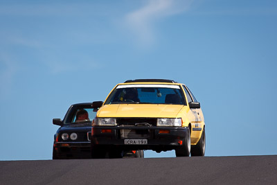 289;1983-Toyota-Sprinter;4-April-2010;Australia;Bathurst;CRA19X;Craig-Haack;FOSC;Festival-of-Sporting-Cars;Mt-Panorama;NSW;New-South-Wales;Regularity;auto;motorsport;racing;super-telephoto