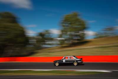 91;1981-BMW-E21-JPS-Replica;4-April-2010;Australia;BC30MI;Bathurst;FOSC;Festival-of-Sporting-Cars;Mt-Panorama;NSW;New-South-Wales;Rama-Higgins;Regularity;auto;motion-blur;motorsport;movement;racing;sky;speed;trees;wide-angle