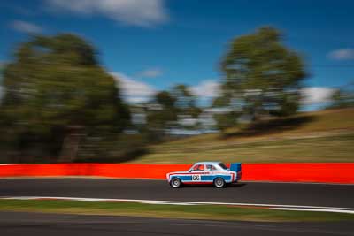 166;1970-Ford-Escort;4-April-2010;Australia;Bathurst;FOSC;Festival-of-Sporting-Cars;Garry-Ford;Mt-Panorama;NSW;New-South-Wales;Regularity;auto;motion-blur;motorsport;movement;racing;sky;speed;trees;wide-angle