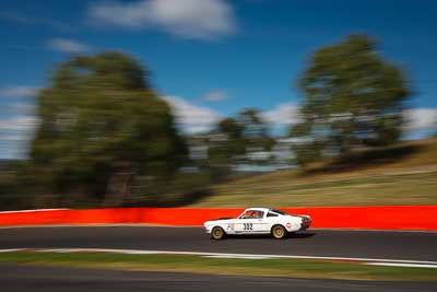 302;1966-Ford-Mustang-Fastback;30366H;4-April-2010;Australia;Bathurst;David-Livian;FOSC;Festival-of-Sporting-Cars;Mt-Panorama;NSW;New-South-Wales;Regularity;auto;motion-blur;motorsport;movement;racing;sky;speed;trees;wide-angle