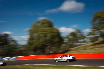 97;1985-Toyota-Sprinter-AE86;4-April-2010;Australia;Bathurst;Eddie-Swat;FOSC;Festival-of-Sporting-Cars;Mt-Panorama;NSW;New-South-Wales;RNR257;Regularity;auto;motion-blur;motorsport;movement;racing;sky;speed;trees;wide-angle