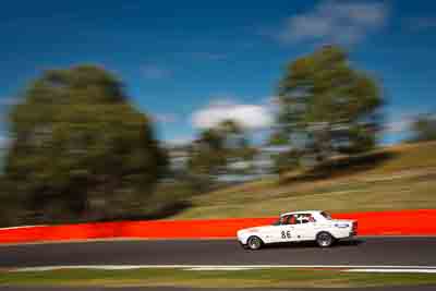 86;1968-Ford-Falcon-XT;4-April-2010;Australia;Bathurst;FOSC;Festival-of-Sporting-Cars;Mt-Panorama;NSW;New-South-Wales;Regularity;Simon-Trapp;auto;motion-blur;motorsport;movement;racing;sky;speed;trees;wide-angle