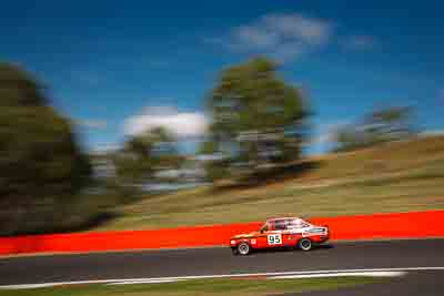 95;1975-Ford-Escort-Mk-II;4-April-2010;Australia;Bathurst;FOSC;Festival-of-Sporting-Cars;Matthew-Nicholls;Mt-Panorama;NSW;New-South-Wales;Regularity;auto;motion-blur;motorsport;movement;racing;sky;speed;trees;wide-angle