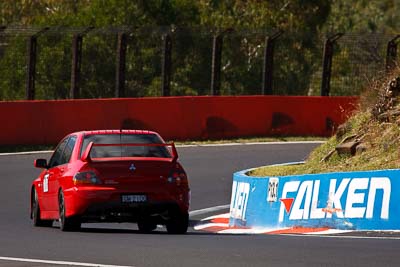 717;2005-Mitsubishi-Lancer-Evolution-IX;4-April-2010;Australia;Bathurst;Bradley-Cecil;FOSC;Festival-of-Sporting-Cars;GM2100;Gerard-Manion;Mt-Panorama;NSW;New-South-Wales;Regularity;auto;motorsport;racing;super-telephoto