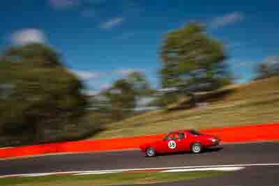 38;1972-Holden-Monaro-HQ;4-April-2010;Australia;Bathurst;Bill-McIntosh;FOSC;Festival-of-Sporting-Cars;HRC73;Mt-Panorama;NSW;New-South-Wales;Regularity;auto;motion-blur;motorsport;movement;racing;sky;speed;trees;wide-angle