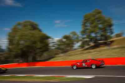 9;1969-Ford-Mustang-Fastback;4-April-2010;Alan-Evans;Australia;Bathurst;FOSC;Festival-of-Sporting-Cars;HRC69;Historic-Touring-Cars;Mt-Panorama;NSW;New-South-Wales;auto;classic;motion-blur;motorsport;movement;racing;sky;speed;trees;vintage;wide-angle