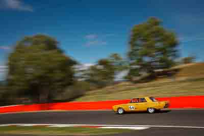 64;1969-Chrysler-Valiant-Pacer;4-April-2010;Australia;Bathurst;FOSC;Festival-of-Sporting-Cars;Historic-Touring-Cars;Joe-Tassone;Mt-Panorama;NSW;New-South-Wales;auto;classic;motion-blur;motorsport;movement;racing;sky;speed;trees;vintage;wide-angle