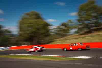 60;1970-Chrysler-Valiant-VG-Pacer;4-April-2010;Australia;Bathurst;Cameron-Tilley;FOSC;Festival-of-Sporting-Cars;Historic-Touring-Cars;Mt-Panorama;NSW;New-South-Wales;auto;classic;motion-blur;motorsport;movement;racing;sky;speed;trees;vintage;wide-angle