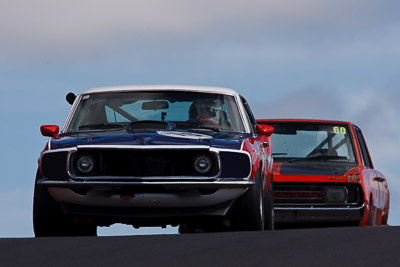 15;1969-Ford-Mustang;4-April-2010;Australia;Bathurst;Darryl-Hansen;FOSC;Festival-of-Sporting-Cars;Historic-Touring-Cars;Mt-Panorama;NSW;New-South-Wales;auto;classic;motorsport;racing;super-telephoto;vintage