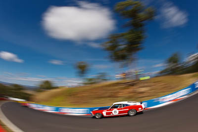 15;1969-Ford-Mustang;4-April-2010;Australia;Bathurst;Darryl-Hansen;FOSC;Festival-of-Sporting-Cars;Historic-Touring-Cars;Mt-Panorama;NSW;New-South-Wales;auto;classic;fisheye;motion-blur;motorsport;movement;racing;speed;vintage