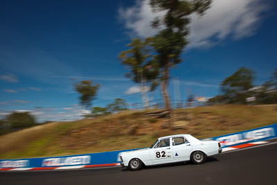 82;1970-Ford-Falcon-XW;4-April-2010;Australia;Bathurst;Cameron-Worner;FOSC;Festival-of-Sporting-Cars;Historic-Touring-Cars;Mt-Panorama;NSW;New-South-Wales;auto;classic;clouds;motion-blur;motorsport;racing;sky;vintage;wide-angle