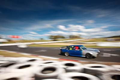 173;1985-Holden-Commodore;4-April-2010;Australia;Bathurst;FOSC;Festival-of-Sporting-Cars;Greg-Black;Mt-Panorama;NSW;New-South-Wales;Regularity;auto;clouds;motion-blur;motorsport;racing;sky;wide-angle