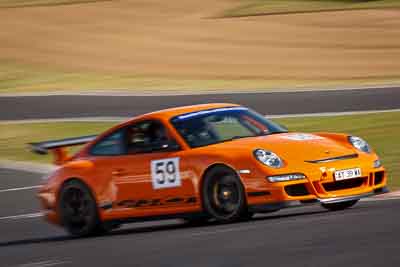 59;2007-Porsche-997-GT3-RS;4-April-2010;AT39WA;Australia;Bathurst;FOSC;Festival-of-Sporting-Cars;Mt-Panorama;NSW;New-South-Wales;Regularity;Richard-Bennett;auto;motion-blur;motorsport;racing;super-telephoto