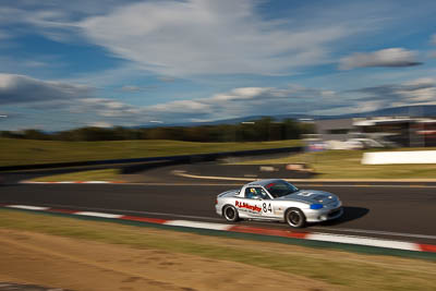 84;2003-Mazda-MX‒5-SE;4-April-2010;Anthony-Bonanno;Australia;Bathurst;FOSC;Festival-of-Sporting-Cars;Mazda-MX‒5;Mazda-MX5;Mazda-Miata;Mt-Panorama;NSW;New-South-Wales;Regularity;auto;clouds;motion-blur;motorsport;racing;sky;wide-angle