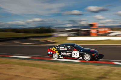 132;1996-BMW-M3;4-April-2010;Australia;Bathurst;FOSC;Festival-of-Sporting-Cars;Jon-Collins;Mt-Panorama;NSW;New-South-Wales;Regularity;auto;clouds;motion-blur;motorsport;racing;sky;wide-angle