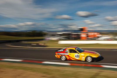 481;1983-Porsche-944;4-April-2010;Australia;Bathurst;FOSC;Festival-of-Sporting-Cars;Mt-Panorama;Murray-Campbell;NSW;New-South-Wales;Regularity;auto;clouds;motion-blur;motorsport;racing;sky;wide-angle