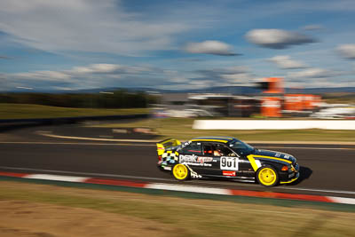 901;1996-BMW-E36-M3;4-April-2010;Australia;Bathurst;FOSC;Festival-of-Sporting-Cars;Mt-Panorama;NSW;New-South-Wales;Regularity;Sue-Nolan;auto;clouds;motion-blur;motorsport;racing;sky;wide-angle