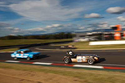 851;1999-Westfield-Clubman;4-April-2010;Australia;Bathurst;Bruce-Chamberlain;FOSC;Festival-of-Sporting-Cars;Mt-Panorama;NSW;New-South-Wales;Regularity;WSI20;auto;clouds;motion-blur;motorsport;racing;sky;wide-angle