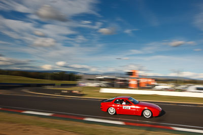 952;1988-Porsche-944-Turbo;4-April-2010;Australia;Bathurst;FOSC;Festival-of-Sporting-Cars;Mt-Panorama;NSW;New-South-Wales;Regularity;Wesley-Wall;auto;clouds;motion-blur;motorsport;racing;sky;wide-angle