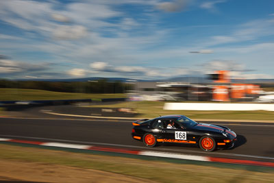 168;1994-Porsche-968-Turbo-RS;4-April-2010;Australia;Bathurst;Deryck-Graham;FOSC;Festival-of-Sporting-Cars;Mt-Panorama;NSW;New-South-Wales;Regularity;auto;clouds;motion-blur;motorsport;racing;sky;wide-angle
