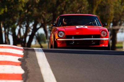 9;1972-Datsun-240Z;5-April-2010;Australia;Bathurst;FOSC;Festival-of-Sporting-Cars;Greg-Hutley;Mt-Panorama;NSW;New-South-Wales;Regularity;auto;motorsport;racing;super-telephoto