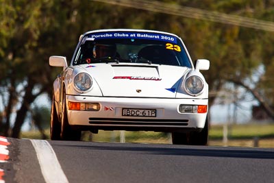 23;1980-Porsche-964-C2;5-April-2010;Australia;BDC61P;Bathurst;FOSC;Festival-of-Sporting-Cars;Mt-Panorama;NSW;New-South-Wales;Regularity;Warwick-Morris;auto;motorsport;racing;super-telephoto