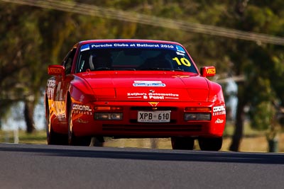 10;1988-Porsche-944-Turbo;5-April-2010;Australia;Bathurst;FOSC;Festival-of-Sporting-Cars;Mt-Panorama;NSW;New-South-Wales;Regularity;Rob-Butler;XPB610;auto;motorsport;racing;super-telephoto