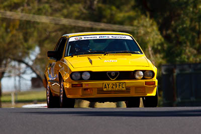 113;1984-Alfa-Romeo-GTV6;5-April-2010;AY29FC;Australia;Bathurst;FOSC;Festival-of-Sporting-Cars;Frank-Failla;Mt-Panorama;NSW;New-South-Wales;Regularity;auto;motorsport;racing;super-telephoto