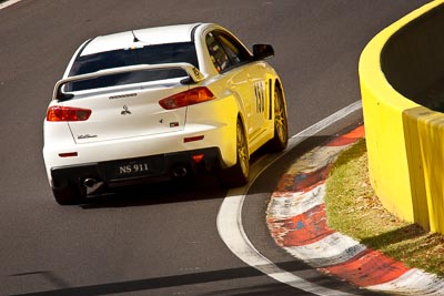 158;2009-Mitsubishi-Lancer-Evolution-X;5-April-2010;Australia;Bathurst;FOSC;Festival-of-Sporting-Cars;Mt-Panorama;NS911;NSW;New-South-Wales;Norm-Sutton;Regularity;auto;motorsport;racing;super-telephoto