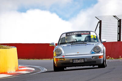 21;1993-Porsche-964-C2;5-April-2010;Australia;Bathurst;FOSC;Festival-of-Sporting-Cars;Mt-Panorama;NSW;New-South-Wales;Peter-Harrison;RUJ321;Regularity;auto;motorsport;racing;super-telephoto