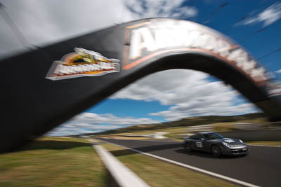 27;5-April-2010;Australia;Bathurst;FOSC;Festival-of-Sporting-Cars;Kevin-Lyons;Mt-Panorama;NSW;New-South-Wales;Porsche-911-Turbo;Regularity;auto;bridge;clouds;motion-blur;motorsport;racing;sky;wide-angle