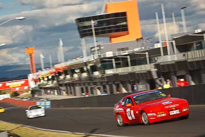 10;1988-Porsche-944-Turbo;5-April-2010;Australia;Bathurst;FOSC;Festival-of-Sporting-Cars;Mt-Panorama;NSW;New-South-Wales;Regularity;Rob-Butler;XPB610;auto;motorsport;racing;telephoto