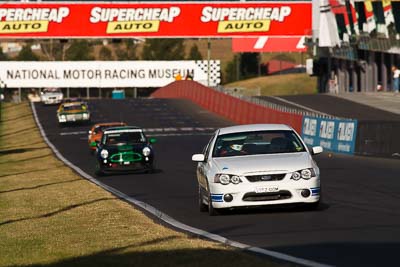 58;2005-Ford-Falcon-XR6T;5-April-2010;Australia;Bathurst;Brad-Bassett;FOSC;Festival-of-Sporting-Cars;Mt-Panorama;NSW;New-South-Wales;RSZ00M;Regularity;auto;motorsport;racing;super-telephoto