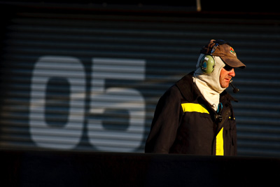 5-April-2010;Australia;Bathurst;FOSC;Festival-of-Sporting-Cars;Mt-Panorama;NSW;New-South-Wales;afternoon;atmosphere;auto;fire-marshal;motorsport;pit-lane;portrait;racing;super-telephoto