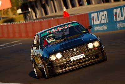 5;1983-Alfa-Romeo-GTV6;5-April-2010;Alfio-Musumeci;Australia;Bathurst;FOSC;Festival-of-Sporting-Cars;GTV68U;Mt-Panorama;NSW;New-South-Wales;Regularity;auto;motorsport;racing;super-telephoto