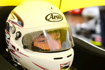 42;29-May-2010;50mm;Australia;Ben-Gersekowski;Dalara-F303;Morgan-Park-Raceway;QLD;Queensland;Racing-Cars;Warwick;auto;cockpit;in‒car;motorsport;paddock;portrait;racing