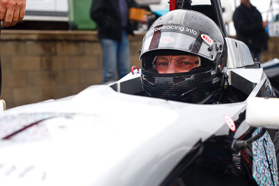 32;29-May-2010;50mm;Australia;Formula-Ford;Jon-Mills;Morgan-Park-Raceway;QLD;Queensland;Van-Dieman-RF04;Warwick;auto;cockpit;in‒car;motorsport;paddock;portrait;racing