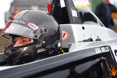 32;29-May-2010;50mm;Australia;Formula-Ford;Jon-Mills;Morgan-Park-Raceway;QLD;Queensland;Van-Dieman-RF04;Warwick;auto;cockpit;in‒car;motorsport;paddock;portrait;racing