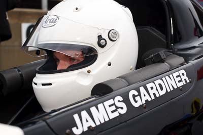 43;29-May-2010;50mm;Australia;Formula-Ford;James-Gardiner;Morgan-Park-Raceway;QLD;Queensland;Van-Dieman-RF93;Warwick;auto;cockpit;in‒car;motorsport;paddock;portrait;racing