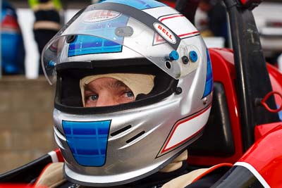 57;29-May-2010;50mm;Australia;Formula-Ford;Morgan-Park-Raceway;QLD;Queensland;Spectrum-010B;Tony-Chapman;Warwick;auto;cockpit;in‒car;motorsport;paddock;portrait;racing