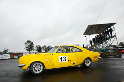 13;29-May-2010;Australia;Group-N;Historic-Touring-Cars;Holden-Monaro-HG;Kevin-Heffernan;Morgan-Park-Raceway;QLD;Queensland;Warwick;auto;classic;historic;motorsport;racing;vintage;wide-angle