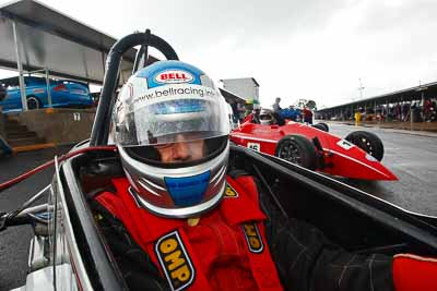 82;29-May-2010;Australia;Bee-Cee-Jabiru;Morgan-Park-Raceway;Paul-Kellaway;QLD;Queensland;Warwick;auto;cockpit;in‒car;motorsport;paddock;portrait;racing;wide-angle