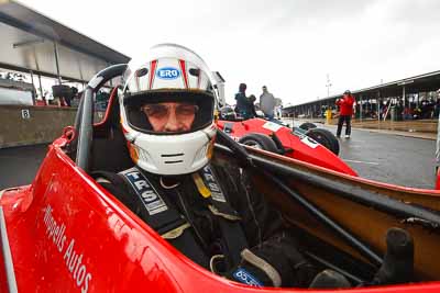 16;29-May-2010;Australia;Elfin-NG;John-Doidge;Morgan-Park-Raceway;QLD;Queensland;Warwick;auto;cockpit;in‒car;motorsport;paddock;portrait;racing;wide-angle