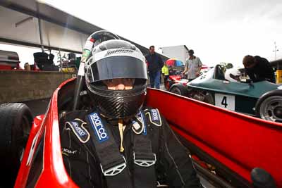 6;29-May-2010;Australia;Kent-Cross;Manta;Morgan-Park-Raceway;QLD;Queensland;Warwick;auto;cockpit;in‒car;motorsport;paddock;portrait;racing;wide-angle