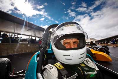 13;29-May-2010;Australia;Edward-Sibley;Morgan-Park-Raceway;QLD;Queensland;RW-Polar;Topshot;Warwick;auto;clouds;cockpit;in‒car;motorsport;paddock;portrait;racing;sky;wide-angle